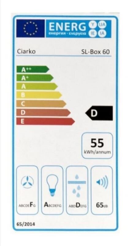 Ciarko SL-BOX 60 цена и информация | Õhupuhastid | hansapost.ee