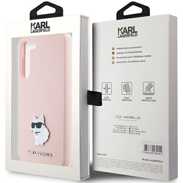 CG Mobile Karl Lagerfeld Silicone Choupette Metal Pin hind ja info | Telefonide kaitsekaaned ja -ümbrised | hansapost.ee