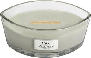 WoodWick ароматическая свеча Fireside Elipsa 453,6 г цена и информация | Подсвечники, свечи | hansapost.ee