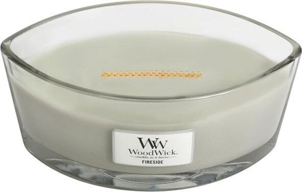 WoodWick lõhnaküünal Fireside Elipsa 453,6 g hind ja info | Küünlad, küünlajalad | hansapost.ee