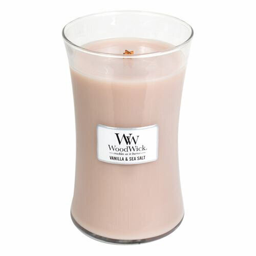 WoodWick lõhnaküünal Vanilla & Sea Salt 609,5 g цена и информация | Küünlad, küünlajalad | hansapost.ee