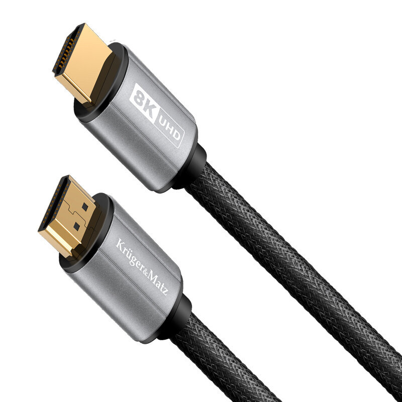 Kruger Matz, HDMI, 1,8 m цена и информация | Juhtmed ja kaablid | hansapost.ee