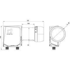 Спутниковый конвертер LNB TWIN ULTRA BLACK INVERTO IDLT-TWL412-ULTRA-OPN цена и информация | TV - антенны | hansapost.ee