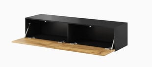 TV-kapp Cama Meble Vigo 140, must/pruun hind ja info | Televiisori alused | hansapost.ee