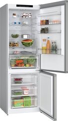 Холодильник с морозильной камерой Bosch Serie 4 KGN492IDF Отдельностоящий 440 L D Нержавеющая сталь цена и информация | Холодильники | hansapost.ee