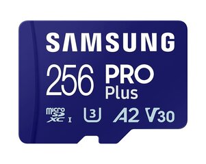 Samsung microSD Card SB PRO Plus 256 GB hind ja info | Mälukaardid mobiiltelefonidele | hansapost.ee