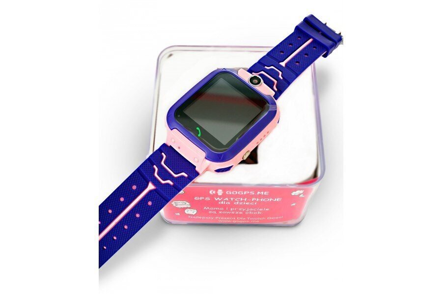 GoGPS K16S Pink/Purple цена и информация | Nutikellad, laste nutikellad | hansapost.ee