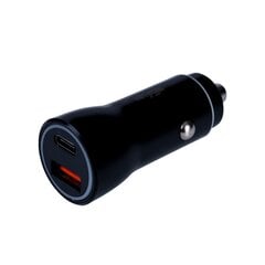 Akyga car charger AK-CH-16 36W USB-A + USB-C PD Quick Charge 3.0 5-12V | 1.5-3A black цена и информация | Зарядные устройства для телефонов | hansapost.ee