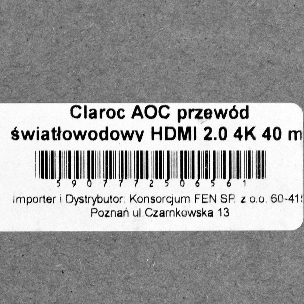 Claroc, HDMI, 40 m hind ja info | Juhtmed ja kaablid | hansapost.ee