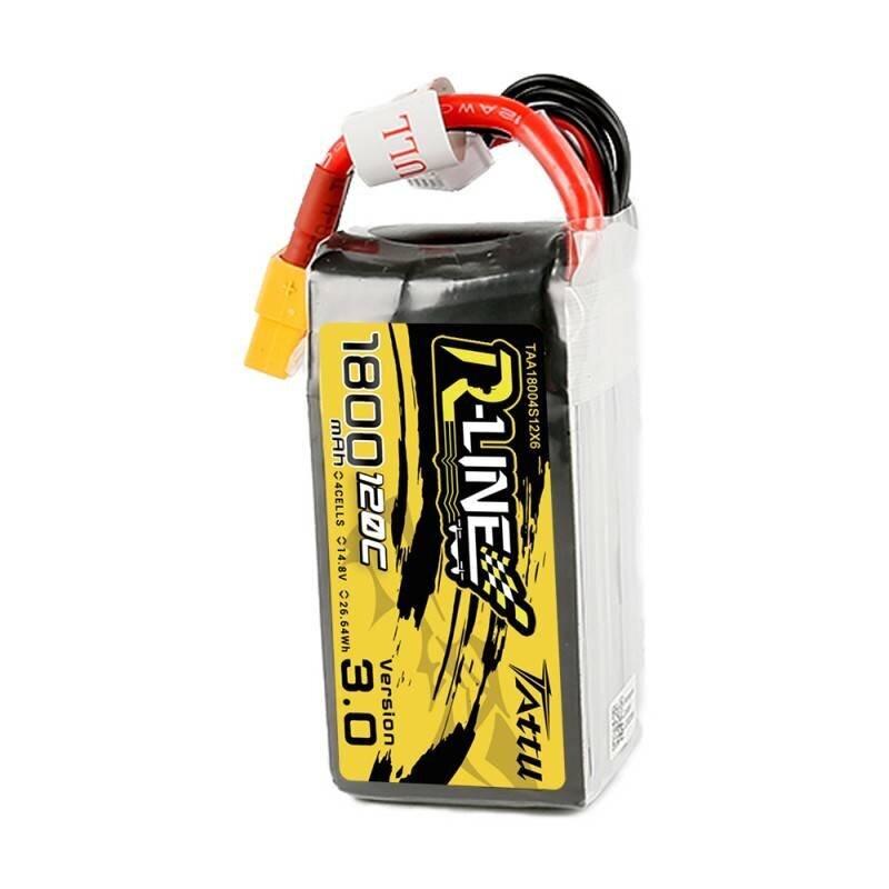 Aku Tattu R-line 3.0 1800mAh 14,8v 120c 4S1p XT60 hind ja info | Nutiseadmed ja lisatarvikud | hansapost.ee