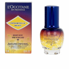 Silmaümbrusseerum L'Occitane En Provence Immortelle Reset, 15 ml hind ja info | Silmakreemid ja seerumid | hansapost.ee