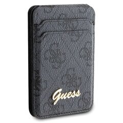 Guess Wallet Card Slot Stand GUWMSHG4SHK czarny|black MagSafe 4G Classic Logo GUWMSHG4SHK цена и информация | Guess Женские аксессуары | hansapost.ee