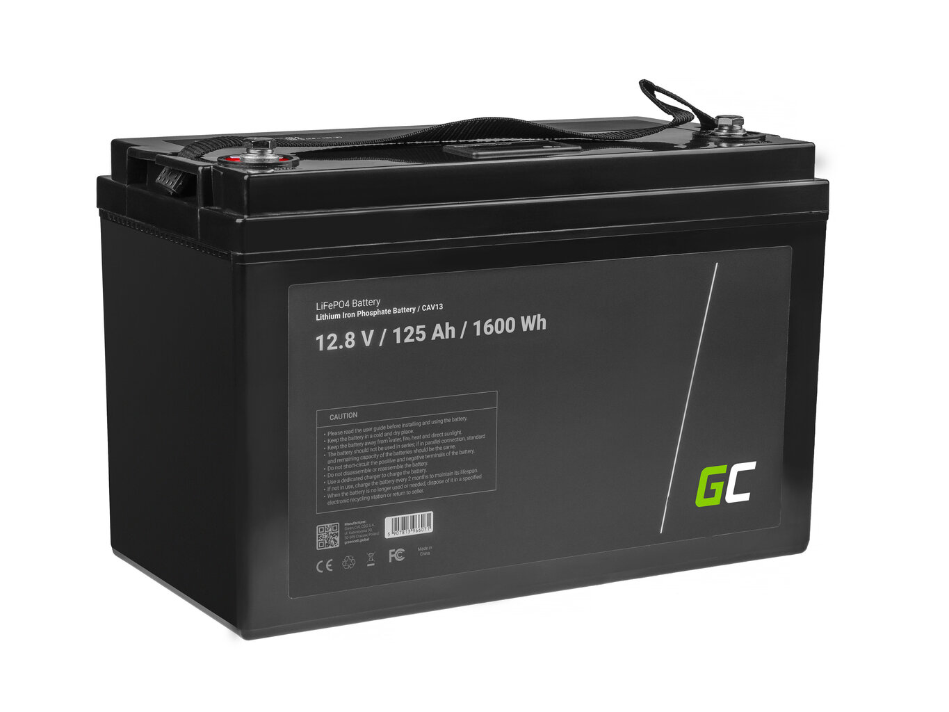 Aku Green Cell 12V 12.8V 125Ah hind ja info | Autoakud | hansapost.ee