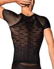 Obsessive black net T-shirt S-L hind ja info | Seksikas pesu naistele | hansapost.ee