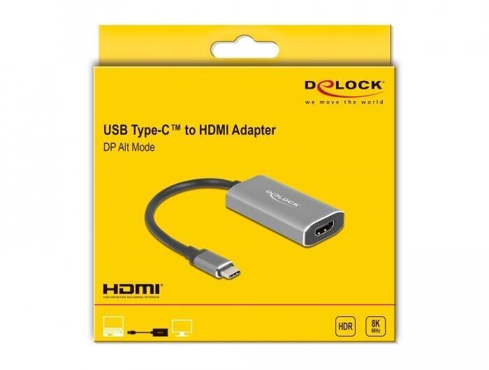 Delock DP Alt Mode цена и информация | USB adapterid ja jagajad | hansapost.ee