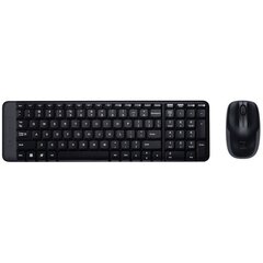 Клавиатура, мышь Logitech MK220 цена и информация | Клавиатуры | hansapost.ee