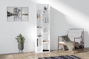 Стеллаж Asir, 44,4x150x19,6 см, белый цена и информация | Полки | hansapost.ee
