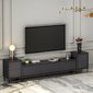 TV-alus Asir, 180x45,2x35 cm, hall hind ja info | Televiisori alused | hansapost.ee