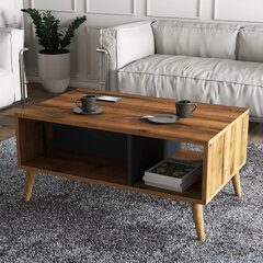 Kohvilaud, Asir, 90x54x41,6 cm, pruun/hall price and information | Coffee tables | hansapost.ee