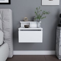 Öökapp Asir, 39,8x31,9x35 cm, valge price and information | Nightstands | hansapost.ee