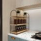 Köögikapp Asir, 45x42x17 cm, pruun/must hind ja info | Köögikapid | hansapost.ee