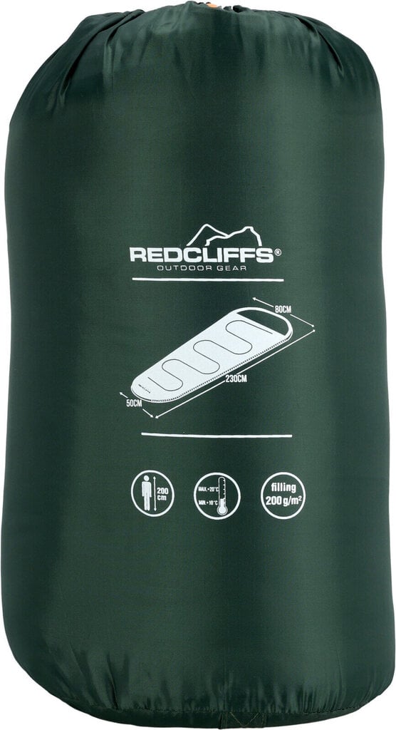 Magamiskott Redcliffs 200g, 230x80 cm, helesinine hind ja info | Magamiskotid | hansapost.ee
