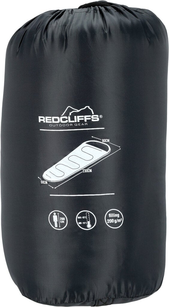 Magamiskott Redcliffs 200g, 230x80 cm, helesinine hind ja info | Magamiskotid | hansapost.ee
