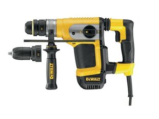 DEWALT SDS PLUS 1000W 4.2J 4.3kg БУРОВОЙ МОЛОТОК + ДОПОЛНИТЕЛЬНАЯ РУКОЯТКА + ПРИНАДЛЕЖНОСТИ D25417KT цена и информация | Дрели и шуруповёрты | hansapost.ee