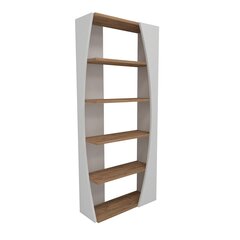Книжный шкаф Asir, белый, коричневый цена и информация | Полка | hansapost.ee