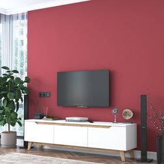 TV alus Asir, 180x49x 35 cm, valge/beež hind ja info | Televiisori alused | hansapost.ee
