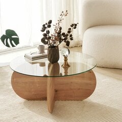 Kohvilaud Asir, 75x35x75cm, beež price and information | Coffee tables | hansapost.ee