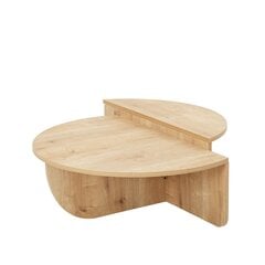 Kohvilaud Asir, 90x60x30cm, 85x35x30cm, beež price and information | Coffee tables | hansapost.ee