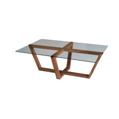 Кофейный столик Asir, 105x35x65см, коричневый цена и информация | Журнальные столики | hansapost.ee