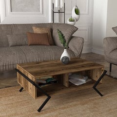 Kohvilaud Asir, 90x38x60cm, pruun price and information | Coffee tables | hansapost.ee