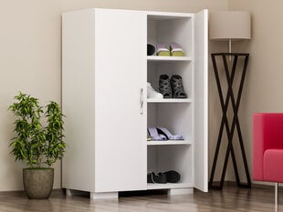 Обувной шкаф Asir, 60x94x35 см, белый цена и информация | Полки для обуви, банкетки | hansapost.ee