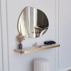 Зеркало Asir, 75x55x0,18см, серебро цена и информация | Зеркала в ванную | hansapost.ee