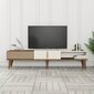 TV alus Asir, 180x40x35 cm, pruun/beež hind ja info | Televiisori alused | hansapost.ee