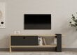 TV alus Asir, 120x36,8x25 cm, hall/beež hind ja info | Televiisori alused | hansapost.ee