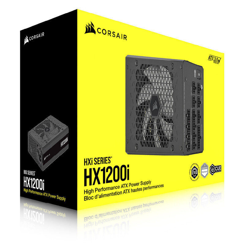 Corsair HX1200i hind ja info | Toiteplokid | hansapost.ee