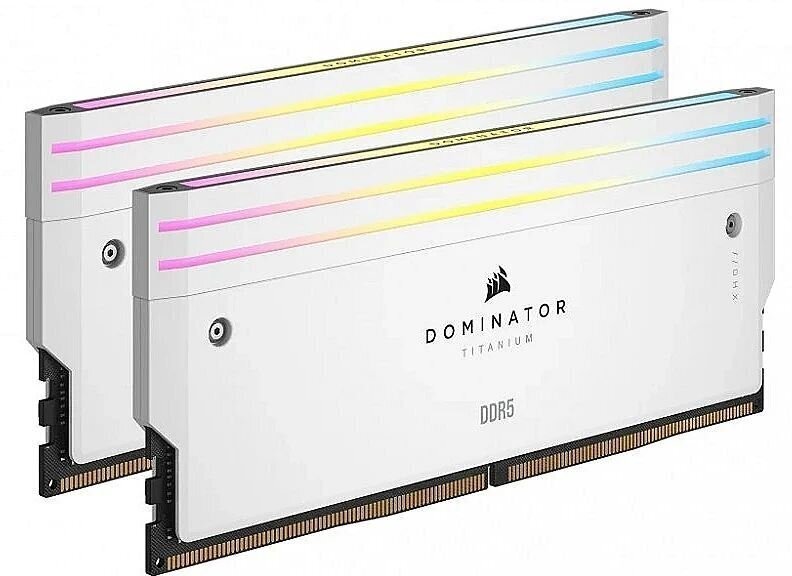 Corsair Dominator Titanium RGB (CMP64GX5M2B6400C32W) цена и информация | Operatiivmälu | hansapost.ee