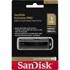 SanDisk Extreme Pro SDCZ880-1T00-G46 цена и информация | USB накопители | hansapost.ee