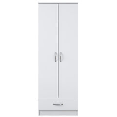 Шкаф для одежды Asir, 60x170x43см, белый цена и информация | Шкафы | hansapost.ee
