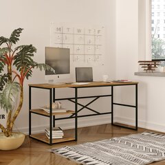 Стол Asir, 160x75x60см, бежевый цена и информация | Компьютерные, письменные столы | hansapost.ee