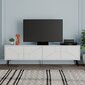 TV alus Asir, 180x50x29,6cm, valge цена и информация | Televiisori alused | hansapost.ee