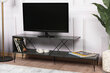 TV alus Asir, 120x40x30cm, must hind ja info | Televiisori alused | hansapost.ee