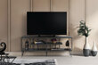 TV alus Asir, 120x44,5x30cm, must hind ja info | Televiisori alused | hansapost.ee