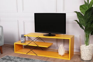 TV alus Asir, 120x40x30cm, kollane hind ja info | Televiisori alused | hansapost.ee