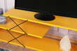 TV alus Asir, 120x40x30cm, kollane hind ja info | Televiisori alused | hansapost.ee