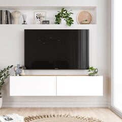 TV alus Asir, 140x29,1x31,6cm, valge hind ja info | Televiisori alused | hansapost.ee