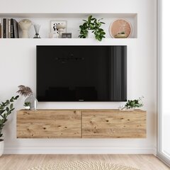 Подставка под телевизор Asir, 140x29,1x31,6см, коричневая цена и информация |  Тумбы под телевизор | hansapost.ee